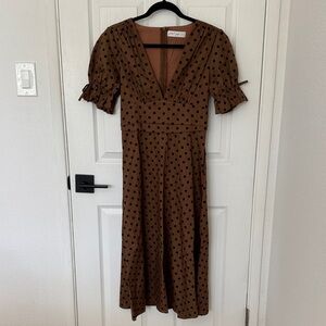 Petal & Pup Polka Dot Midi Dress